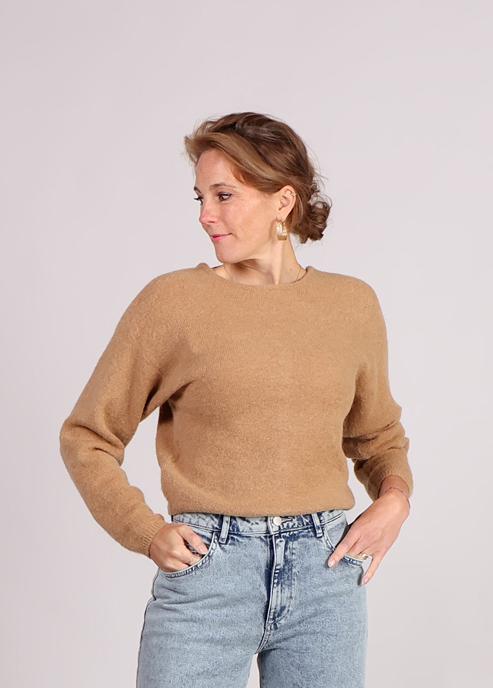 MSCH Copenhagen MSCHMilania Hope vest beige op model