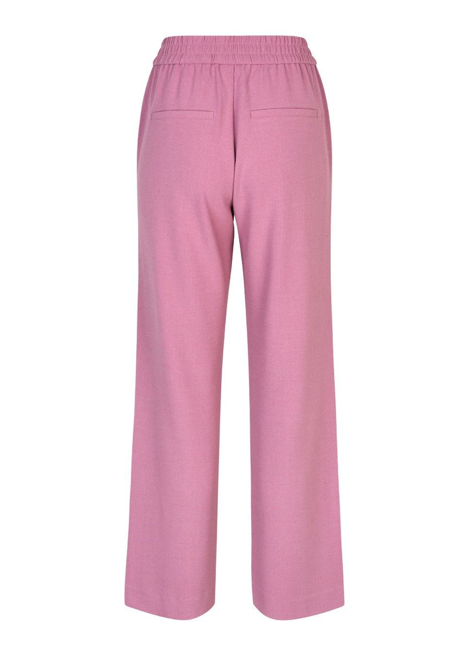 Roze Philippa pants I Comfortabel en stijlvol, deze Dusty Orchid pantalon van het merk mbyM. De Philippa pantalon is gemaakt van een soepele stof en heeft een elastische tailleband. De wijd vallende broek heeft steekzakken. Shop de nieuwe collectie dames pantalons, Philippa pants, mbym broeken, roze dames pantalons.