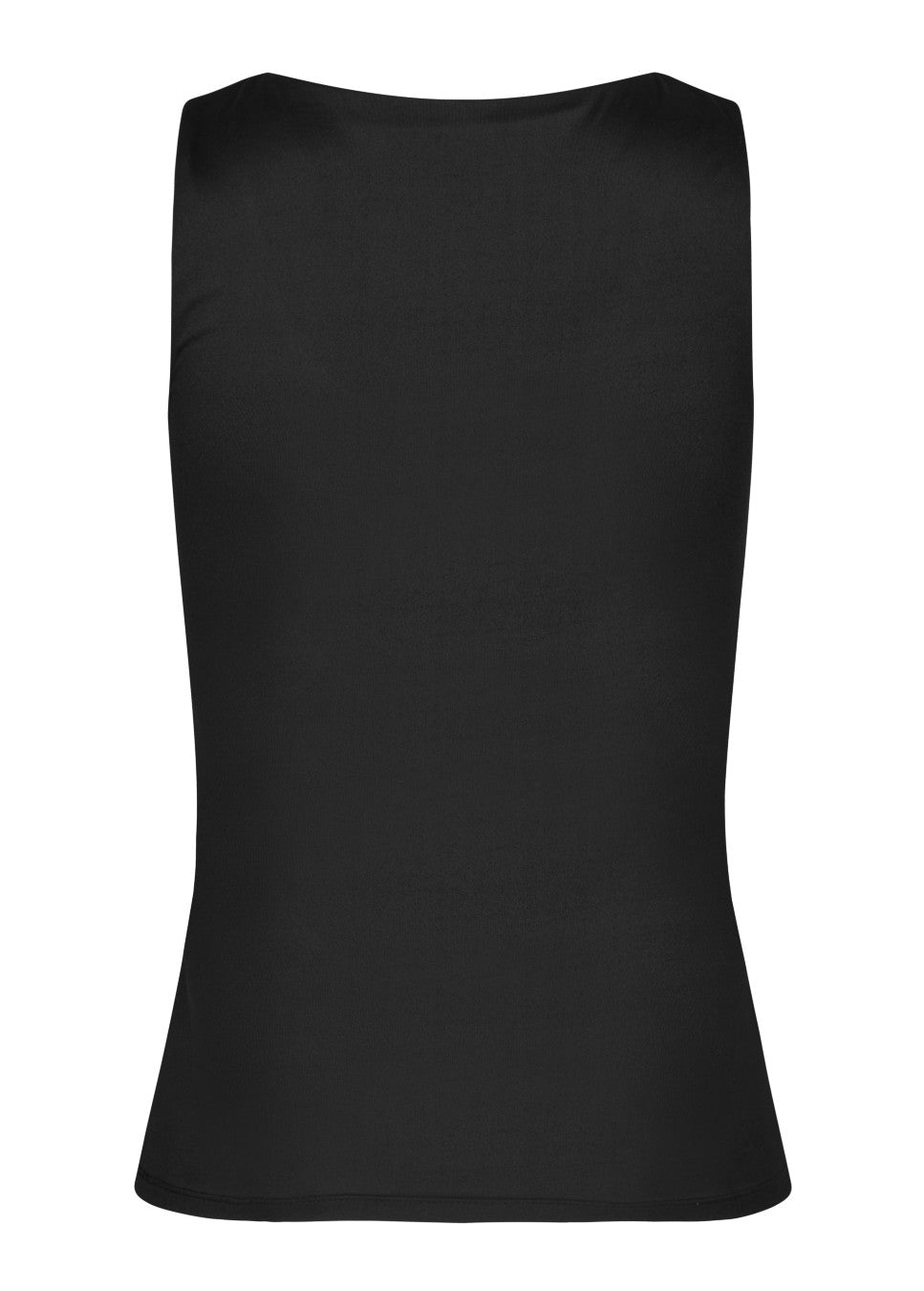 Zwarte top Hima I Zwarte aansluitende basic top Hima van het merk Modstrom. De top met stretch heeft brede bandjes en een diepe ronde hals gemaakt in gerecyclede kwaliteit. De zwarte top heeft een strak silhouet. Shop de nieuwe collectie dames tops, basic dames tops, Modstrom tops, zwarte basic hemdjes bij Boetiek Aniek.