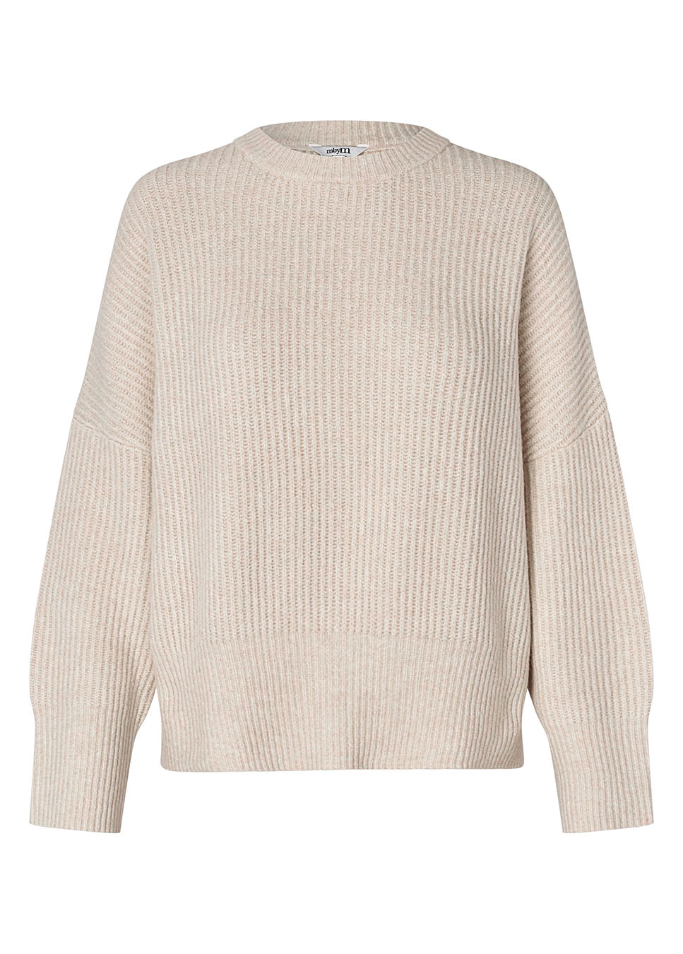 mbyM Gillian-M Shyla trui gebreid beige voorkant
