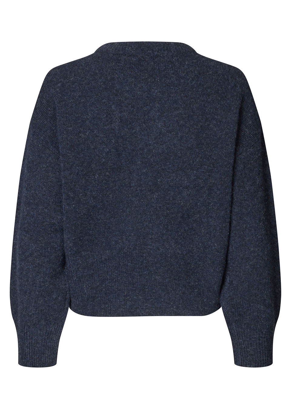 mbyM Sadi-M trui gebreid donkerblauw achterkant