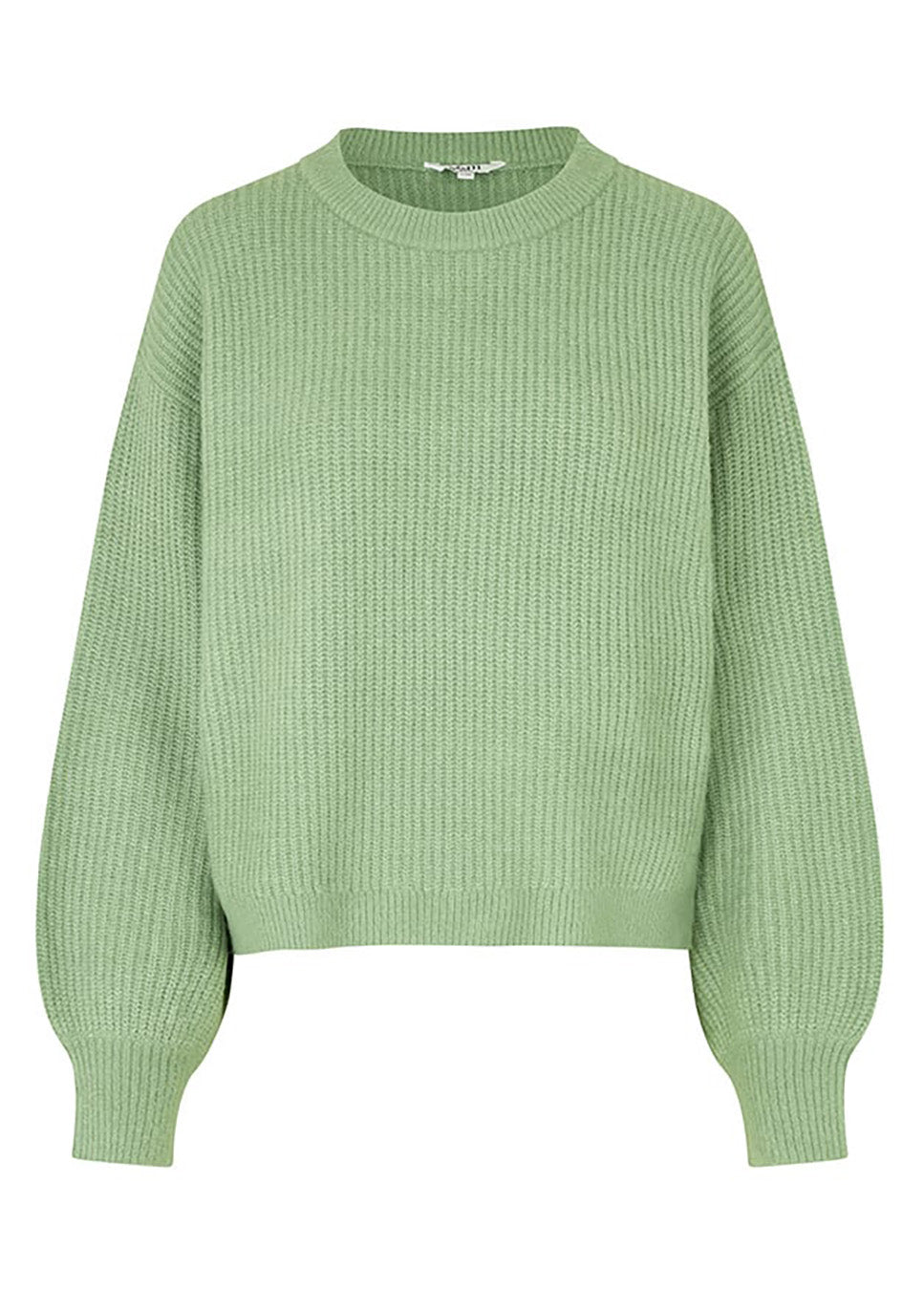 mbyM Servin-M trui gebreid wol groen voorkant