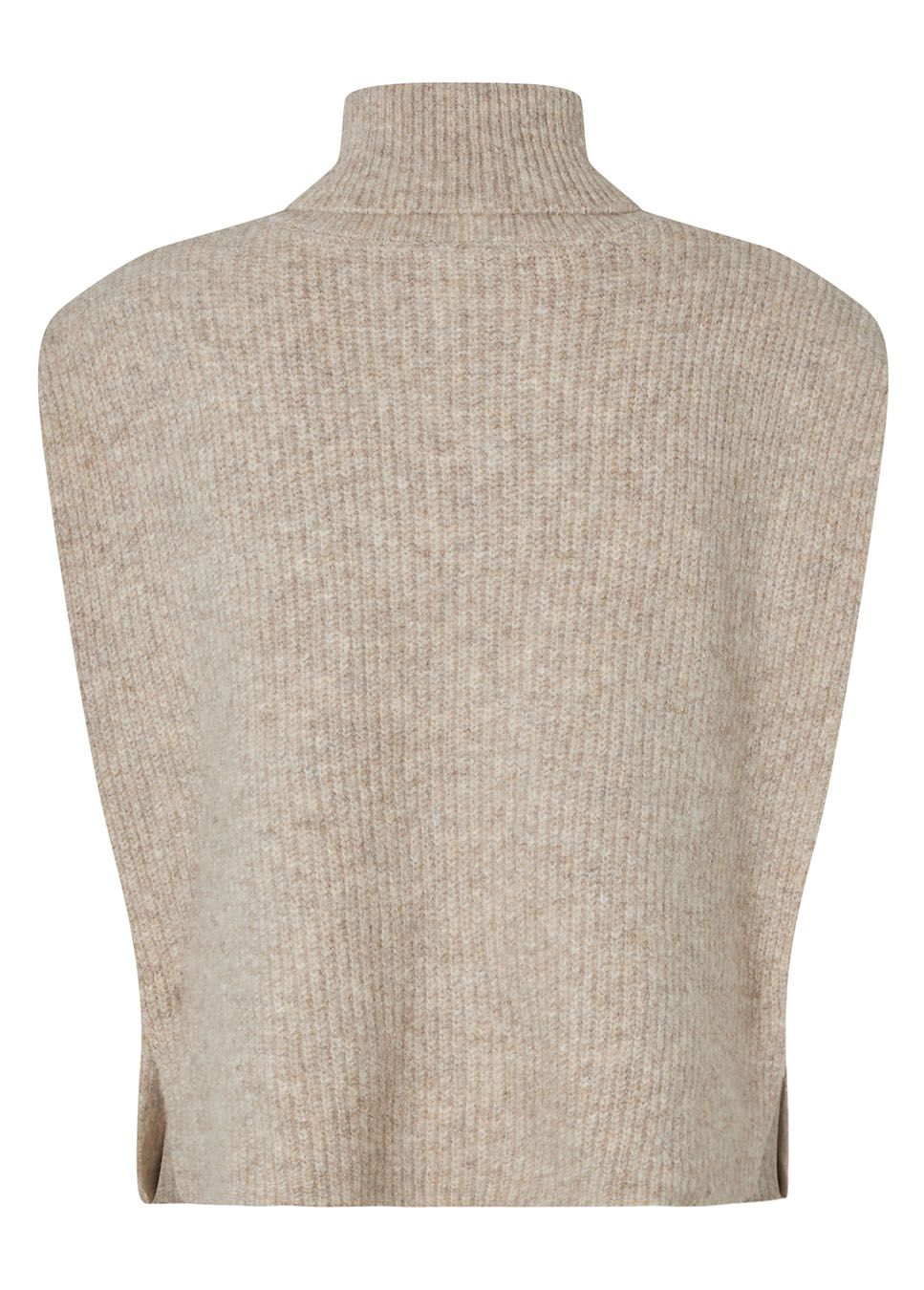 mbyM Tristiana-M spencer gebreid met col beige achterkant